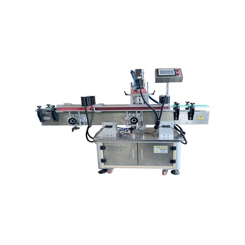 स्वचालित स्टैंड टॉप लेबल स्टीकर फ्लैट उच्च परिशुद्धता लेबलिंग मशीन प्रसाधन सामग्री ड्रेसिंग केस पाउडर बॉक्स लेबलिंग मशीन 