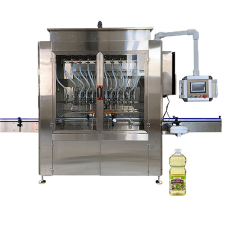 खाद्य तेल / चिकनाई / सॉस के लिए पूर्ण स्वचालित तेल की बोतल भरने की मशीन 