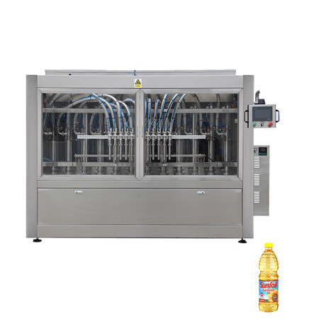पैकिंग मशीन के लिए आईएसओ सर्टिफिकेट के साथ स्वचालित पीएलसी नियंत्रित सर्वो पिस्टन प्रकार तरल बोतल तेल भरने की मशीन भराव मशीन 