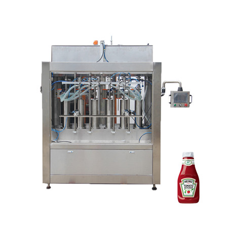 क्रीम हनी शैम्पू कॉस्मेटिक पेस्ट भराव मोटी तरल के लिए 5-50 मिलीलीटर अर्ध स्वचालित वायवीय पेस्ट भरने की मशीन 