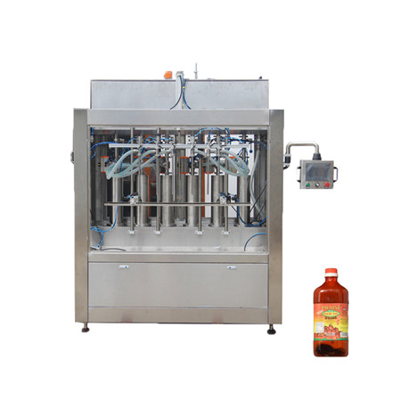 अर्ध स्वचालित पिस्टन तेल सॉस पेस्ट क्रीम शैम्पू तरल बोतल भरने की मशीन / भराव 
